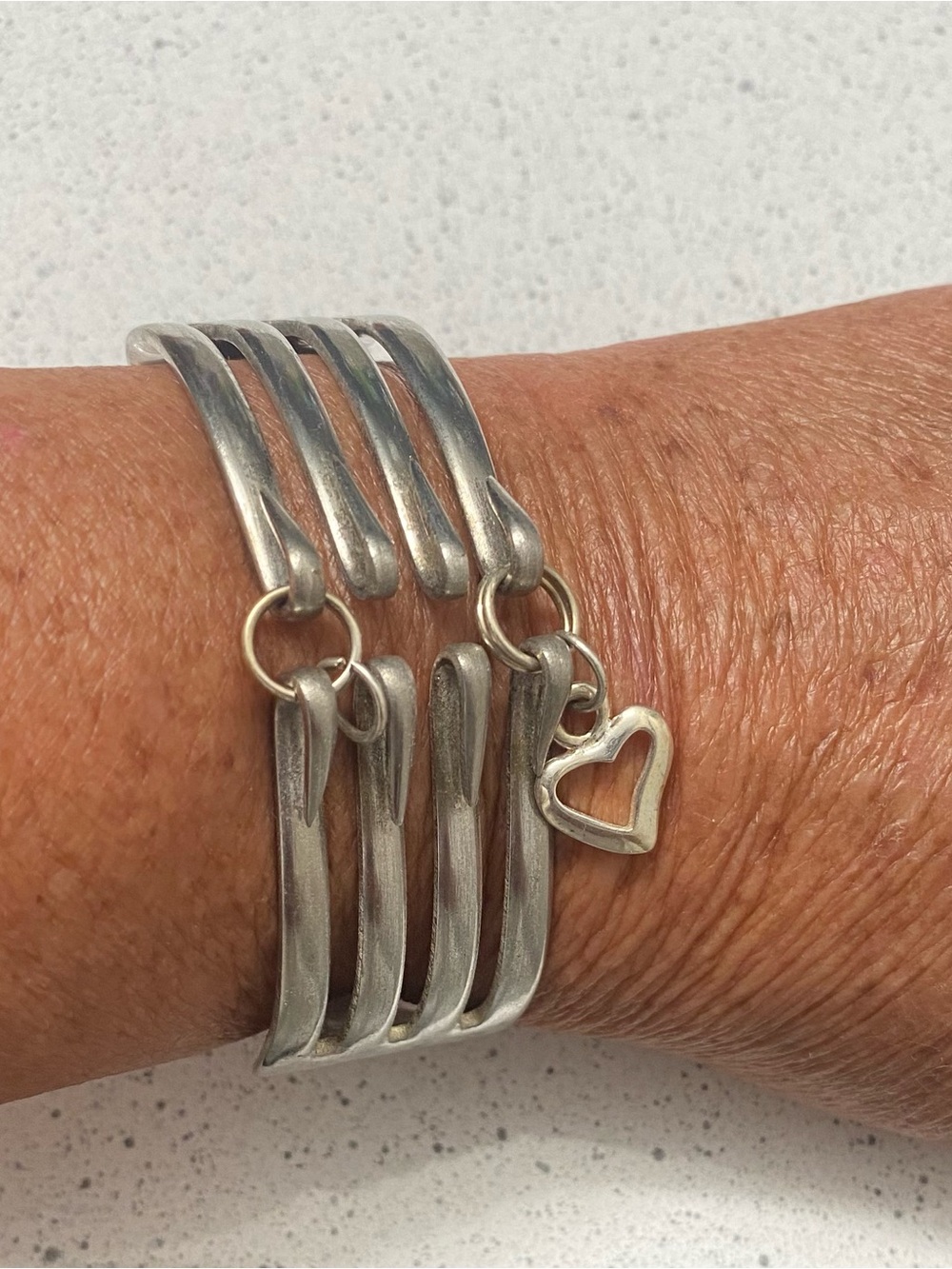 Vintage Silver Fork Bracelet